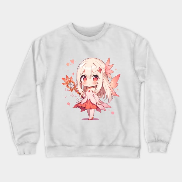 chibi illya Crewneck Sweatshirt by WabiSabi Wonders